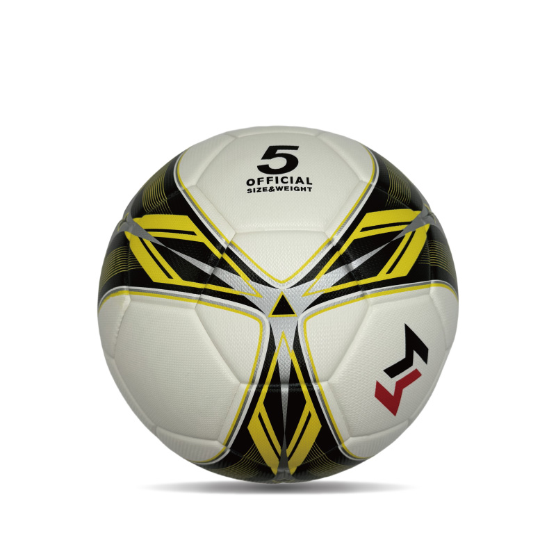 Diamond PU Leather Professional Soccer Ball Official Taille 5 Colorful Colorful Unisex Durable Training Football