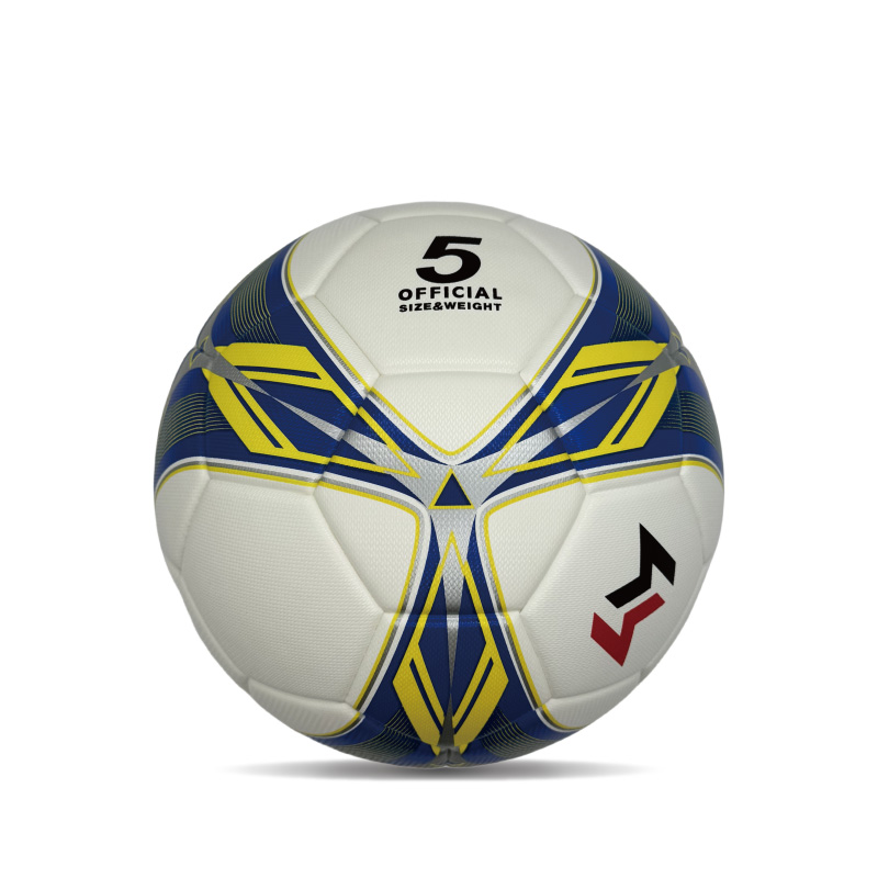 Diamond PU Leather Professional Soccer Ball Official Taille 5 Colorful Colorful Unisex Durable Training Football
