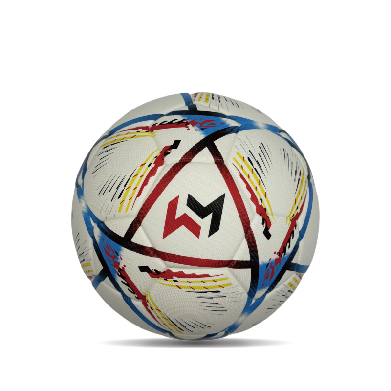 Diamond PU Leather Professional Soccer Ball Official Taille 5 Colorful Colorful Unisex Durable Training Football