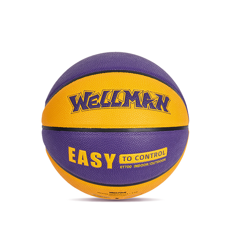 Logo personnalisé Color-bloqué Humiture Absorbing PU Leather Soft Basketball Balle pour adulte pour adultes