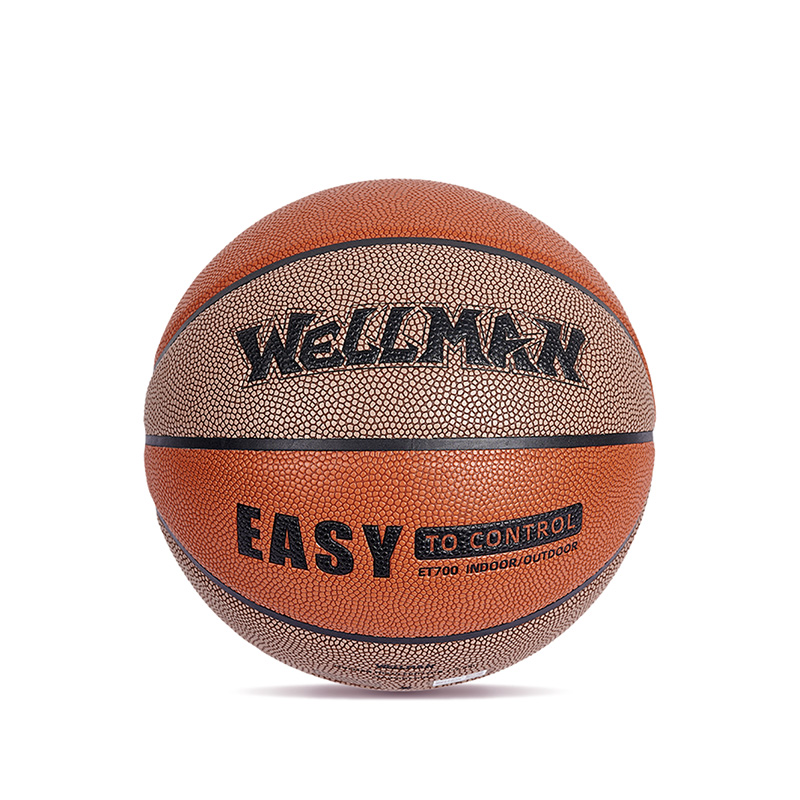 Logo personnalisé Color-bloqué Humiture Absorbing PU Leather Soft Basketball Balle pour adulte pour adultes