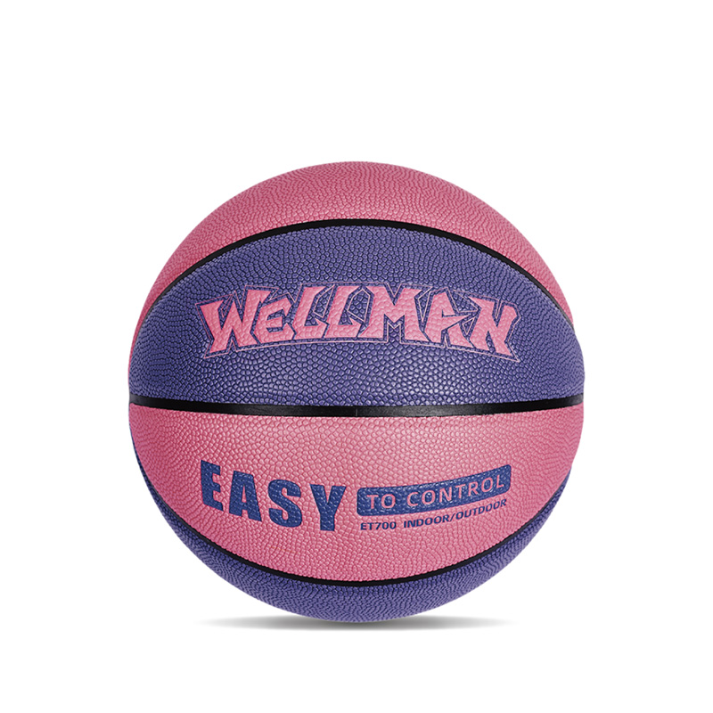 Logo personnalisé Color-bloqué Humiture Absorbing PU Leather Soft Basketball Balle pour adulte pour adultes