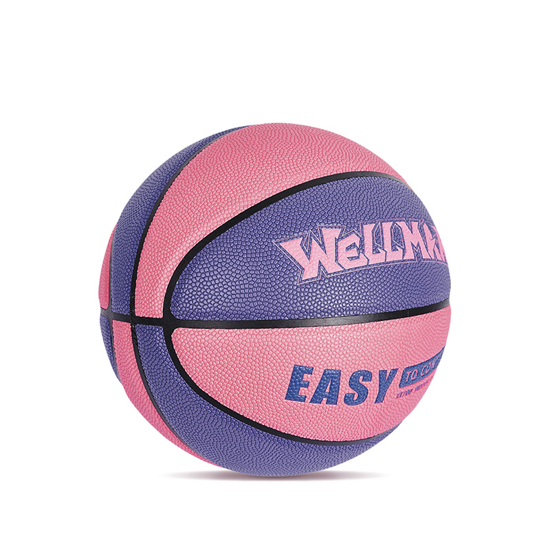 Logo personnalisé Color-bloqué Humiture Absorbing PU Leather Soft Basketball Balle pour adulte pour adultes