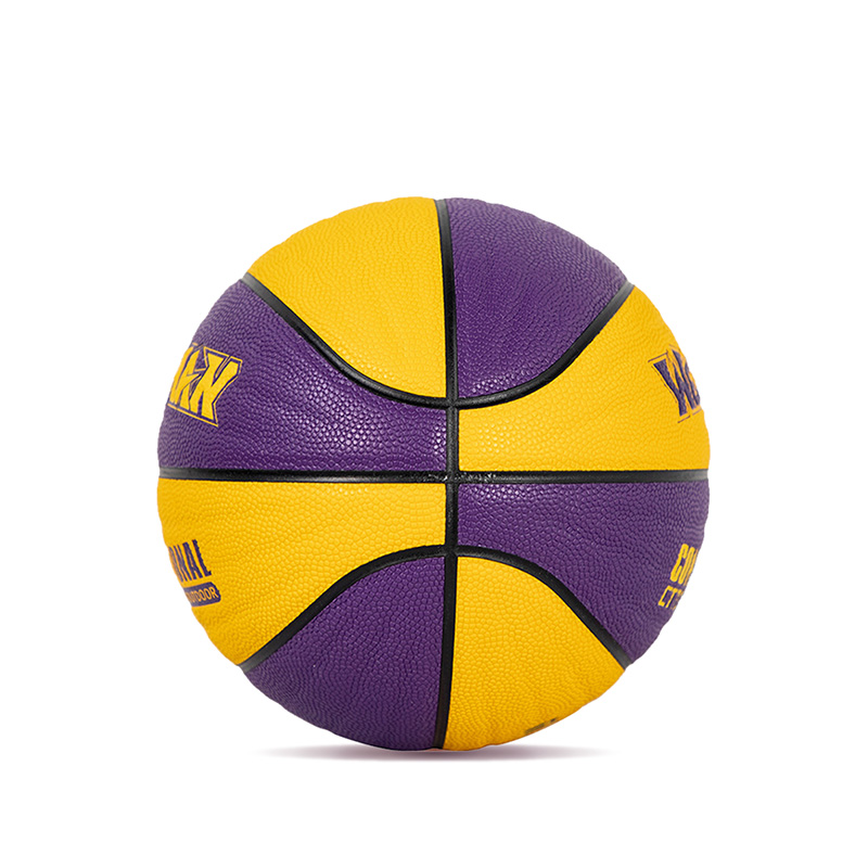 Conception de vagues durables Great Grip Humiture-Absorbing PU Leather Basketball Ball Indoor / Outdoor Utilisation