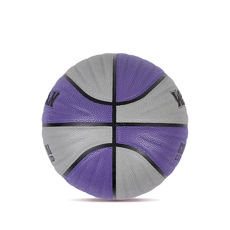 Conception de vagues durables Great Grip Humiture-Absorbing PU Leather Basketball Ball Indoor / Outdoor Utilisation