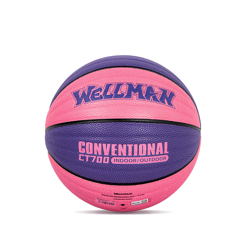 Conception de vagues durables Great Grip Humiture-Absorbing PU Leather Basketball Ball Indoor / Outdoor Utilisation