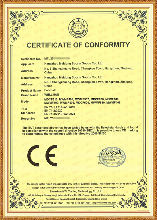 Certificats CE